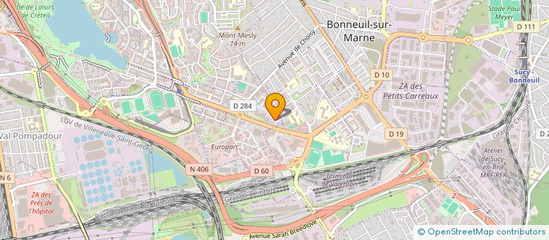 localisation de l'entreprise MGR 26 à CRETEIL