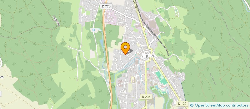 localisation de l'entreprise MGR à LAGNIEU