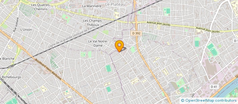 localisation de l'entreprise MGR  SARTROUVILLE
