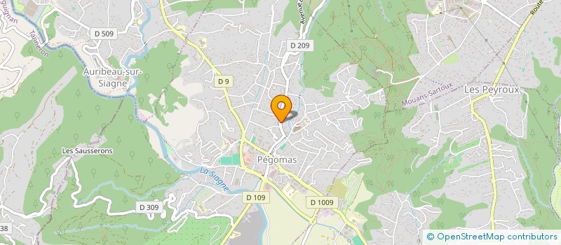 localisation de l'entreprise MGR à PEGOMAS