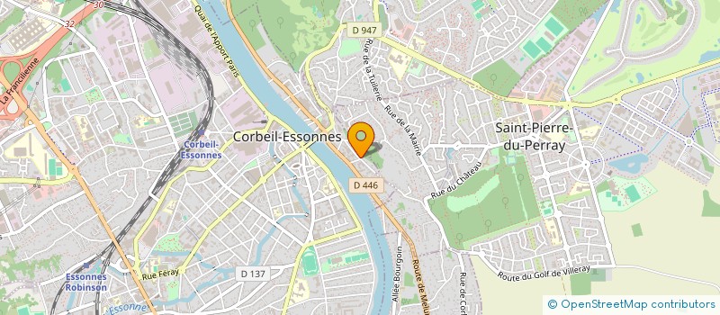 localisation de l'entreprise MGR à CORBEIL-ESSONNES