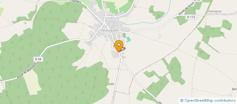 localisation de l'entreprise MGR  VEAUGUES