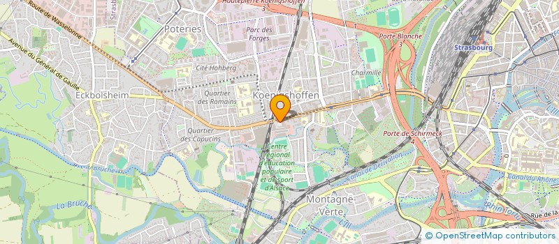 localisation de l'entreprise MGR CONCEPT à STRASBOURG