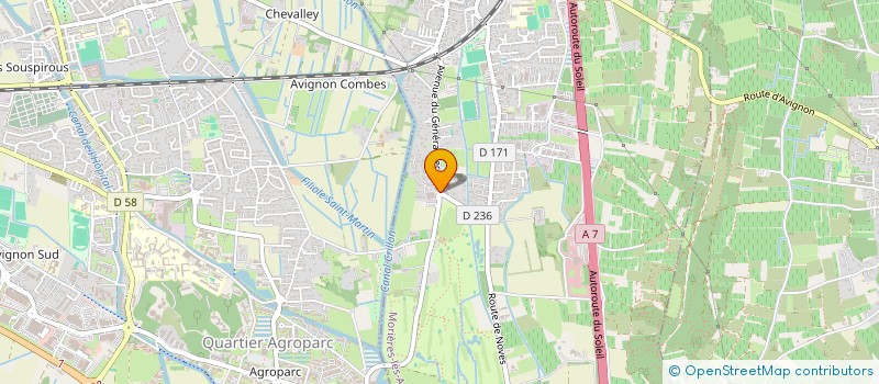 localisation de l'entreprise MGR CONSTRUCTIONS  MORIERES-LES-AVIGNON