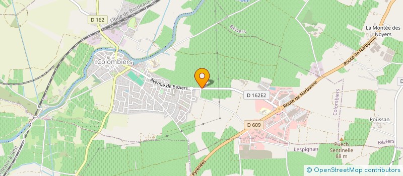 localisation de l'entreprise MGR INTERNACIONAL AUTO à COLOMBIERS