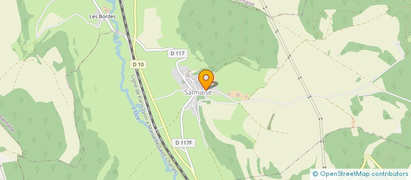 localisation de l'entreprise MGR MATERIAUX  SALMAISE