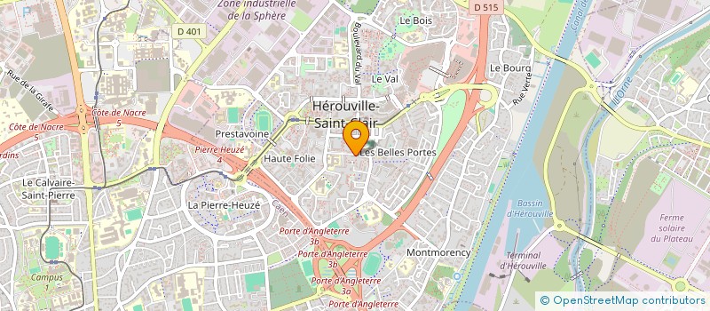 localisation de l'entreprise MGR PRO à HEROUVILLE-SAINT-CLAIR
