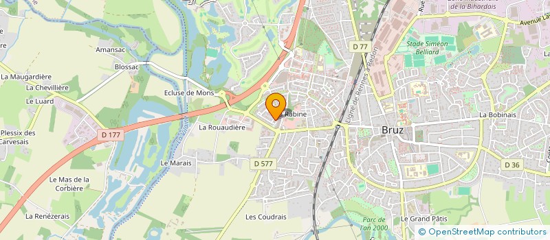 localisation de l'entreprise MGR PRO  BRUZ