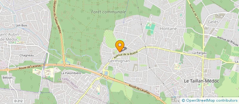 localisation de l'entreprise MGR STUDIO - WEB & BRANDING  LE TAILLAN-MEDOC