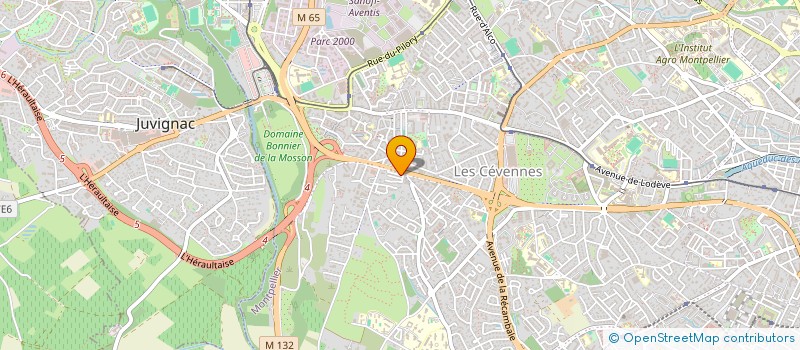 localisation de l'entreprise MGR TRANSPORT à MONTPELLIER