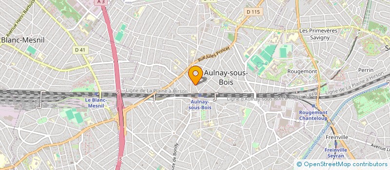 localisation de l'entreprise MGR7 à AULNAY-SOUS-BOIS