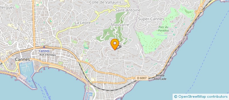 localisation de l'entreprise MGRF  VALLAURIS