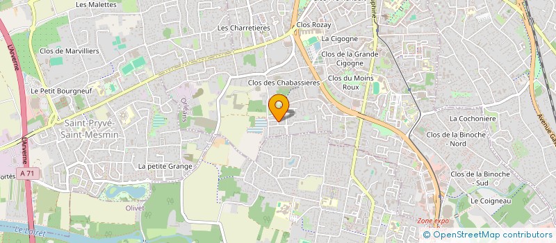 localisation de l'entreprise MGRH IMMOBILIER à ORLEANS
