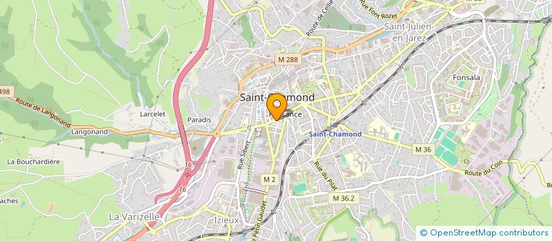 localisation de l'entreprise MGRL à SAINT-CHAMOND