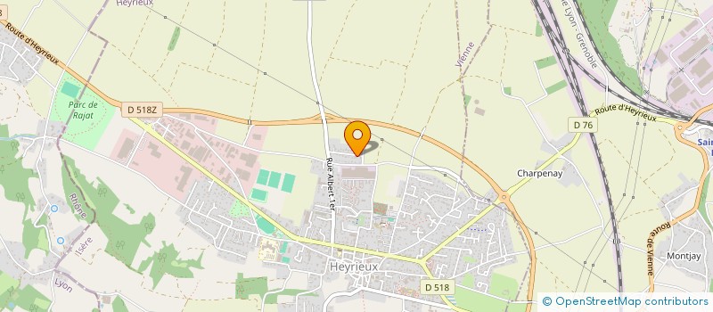 localisation de l'entreprise MGRL  HEYRIEUX