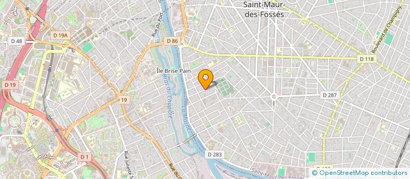 localisation de l'entreprise MGROD 94 à SAINT-MAUR-DES-FOSSES