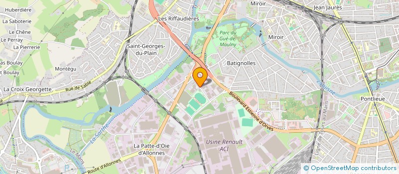 localisation de l'entreprise MGROUP  LE MANS