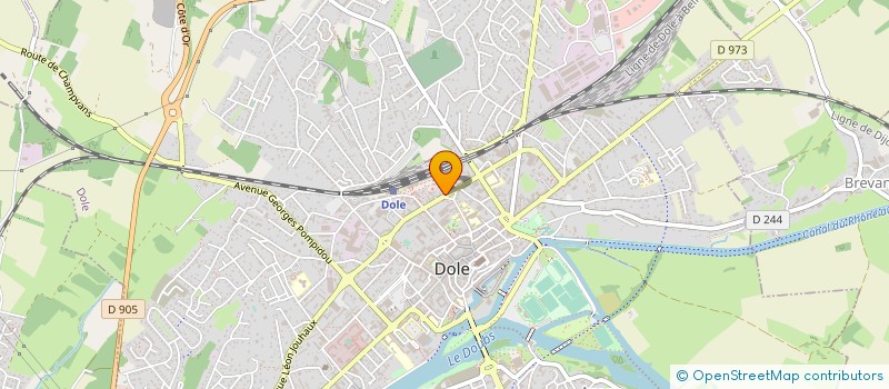 localisation de l'entreprise MGROUPE à DOLE