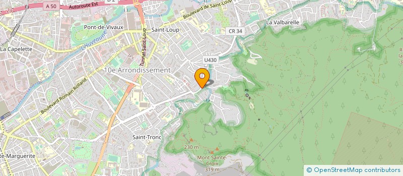 localisation de l'entreprise MGS à MARSEILLE 10