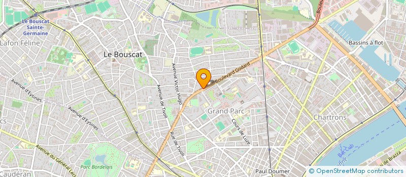 localisation de l'entreprise MGS à LE BOUSCAT