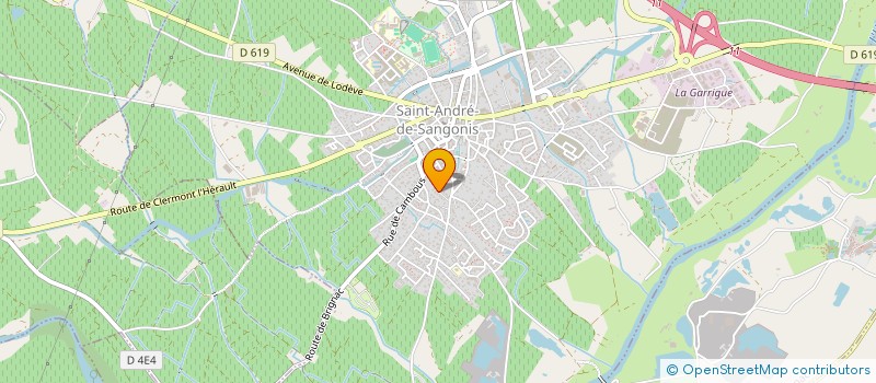 localisation de l'entreprise MGS  SAINT-ANDRE-DE-SANGONIS