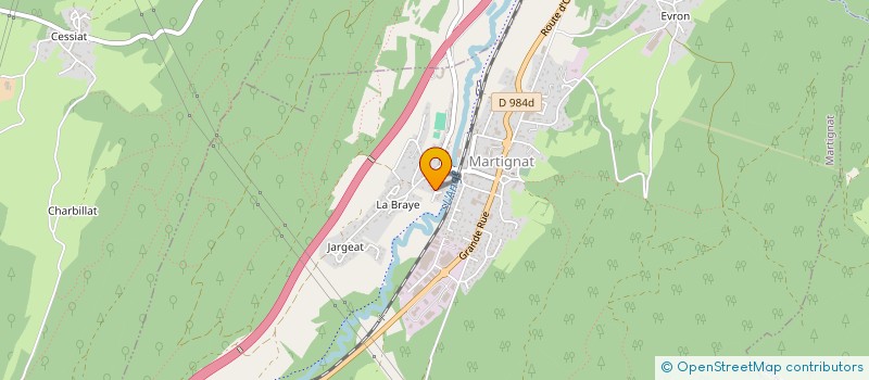 localisation de l'entreprise MGS à MARTIGNAT
