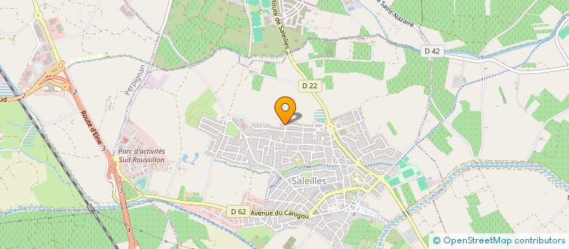 localisation de l'entreprise MGS  SALEILLES