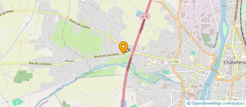 localisation de l'entreprise MGS  CHATELLERAULT