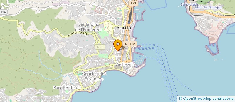 localisation de l'entreprise MGS  AJACCIO