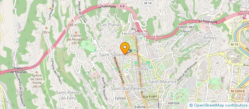 localisation de l'entreprise MGS BATIMENT  NICE