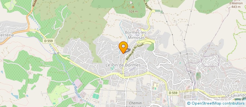 localisation de l'entreprise MGS CANALISATIONS  BORMES-LES-MIMOSAS