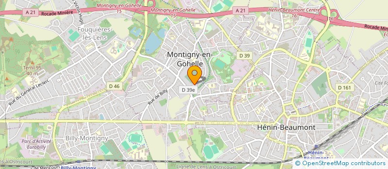 localisation de l'entreprise MGS COMPANY  MONTIGNY-EN-GOHELLE