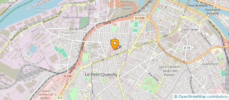 localisation de l'entreprise MGS FRANCE à LE PETIT-QUEVILLY