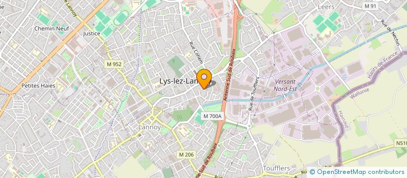 localisation de l'entreprise MGS GROUPE à LYS-LEZ-LANNOY