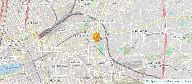 localisation de l'entreprise MGS IMMO à MARSEILLE