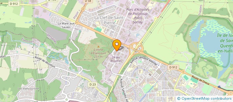localisation de l'entreprise MGS INDUSTRIE à TRAPPES