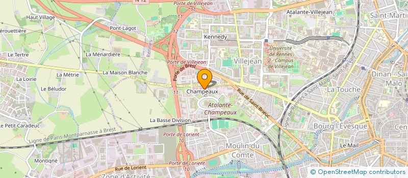 localisation de l'entreprise MGS LAB  RENNES