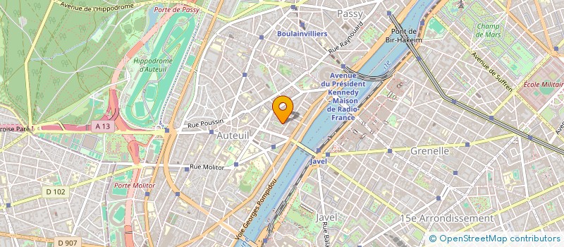 localisation de l'entreprise MGSA  PARIS