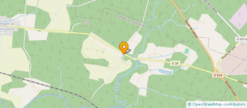 localisation de l'entreprise MGSARA IMMOBILIER  CAMPET-ET-LAMOLERE