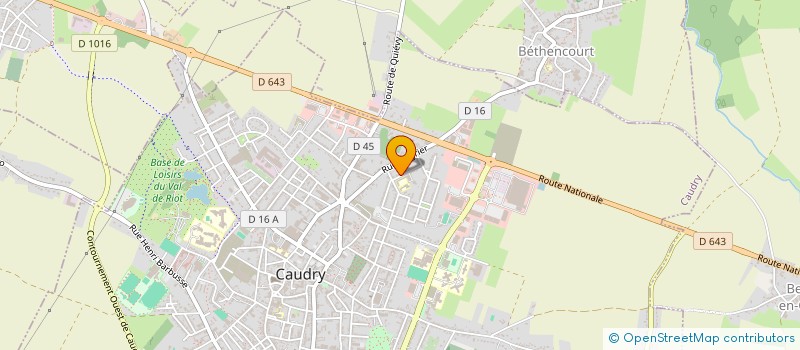 localisation de l'entreprise MGSC DISTRI  CAUDRY