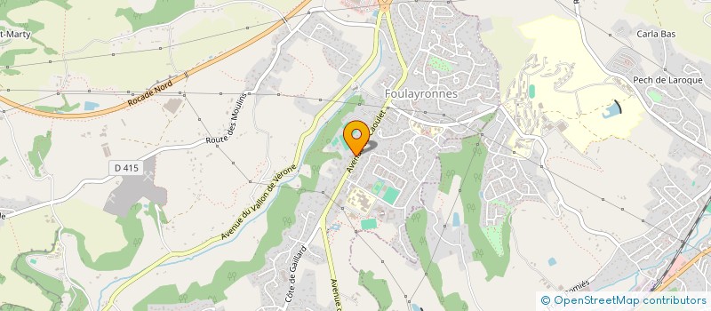 localisation de l'entreprise MGSC IMMO à FOULAYRONNES