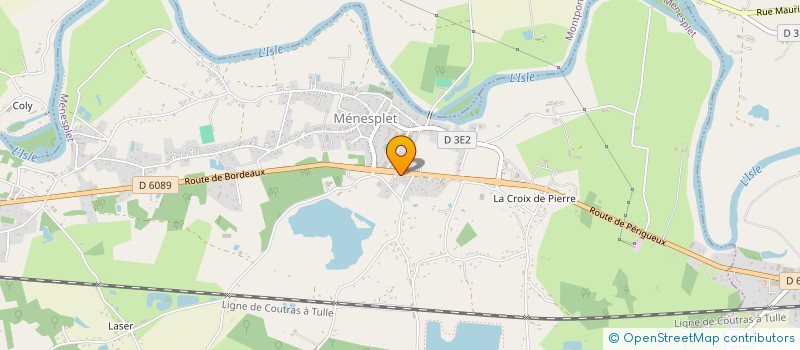 localisation de l'entreprise MGSO  MENESPLET