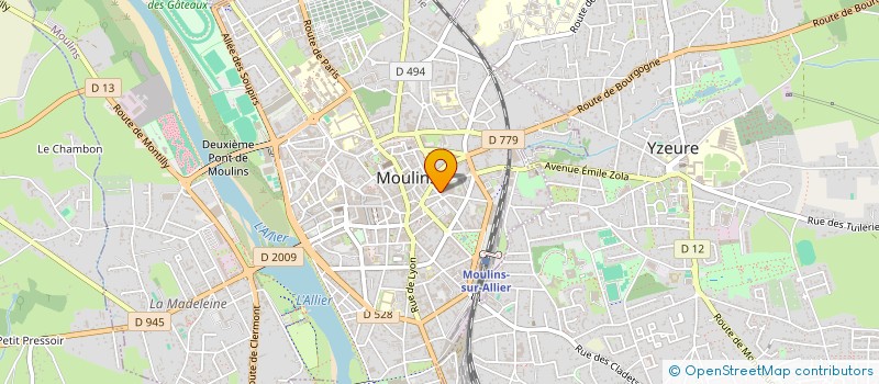 localisation de l'entreprise MGSTEEL à MOULINS