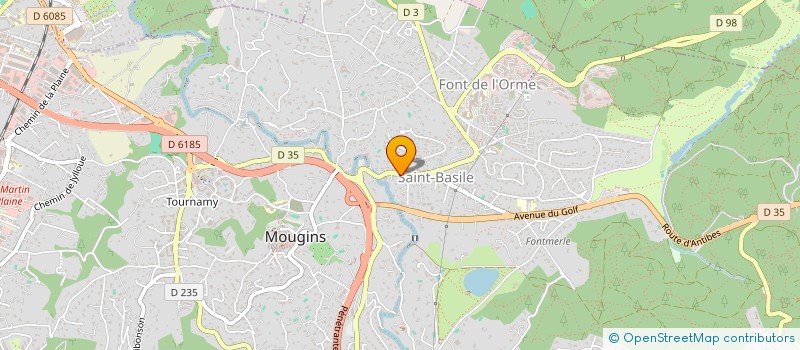 localisation de l'entreprise MGT à MOUGINS