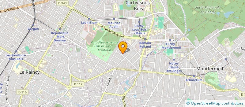 localisation de l'entreprise MGT à CLICHY-SOUS-BOIS