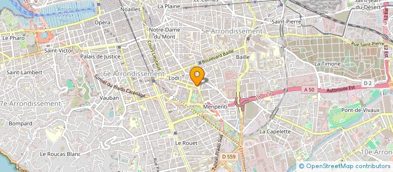 localisation de l'entreprise MGT à MARSEILLE