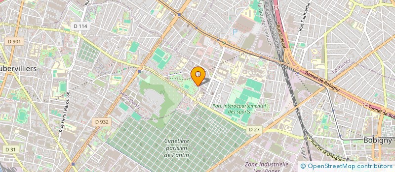 localisation de l'entreprise MGT  PANTIN
