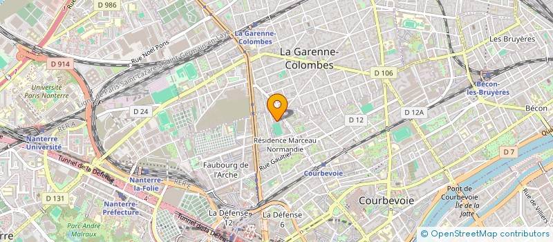 localisation de l'entreprise MGT à COURBEVOIE
