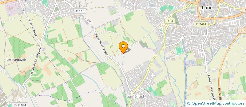 localisation de l'entreprise MGT  SAINT-JUST