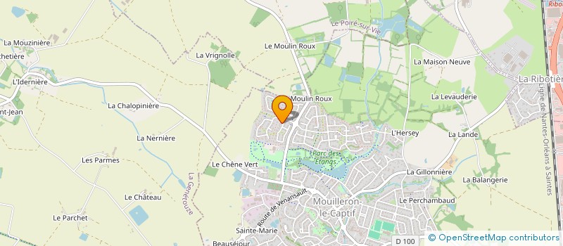 localisation de l'entreprise MGT CARS ( MOGINOT TRADING CARS) à MOUILLERON-LE-CAPTIF